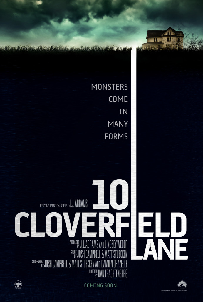 10 CLOVERFIELD LANE: Trailer e poster originali