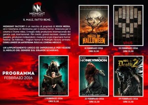 Dal 1 febbraio i Lunedì Horror di MIDNIGHT FACTORY al Cinema Mexico